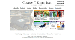 Desktop Screenshot of customtshirtinc.com